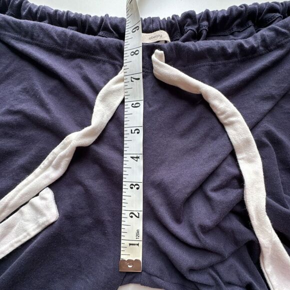 Eberjey Heather Cropped Pant Blue Deep Sea Size Small - Picture 10 of 12